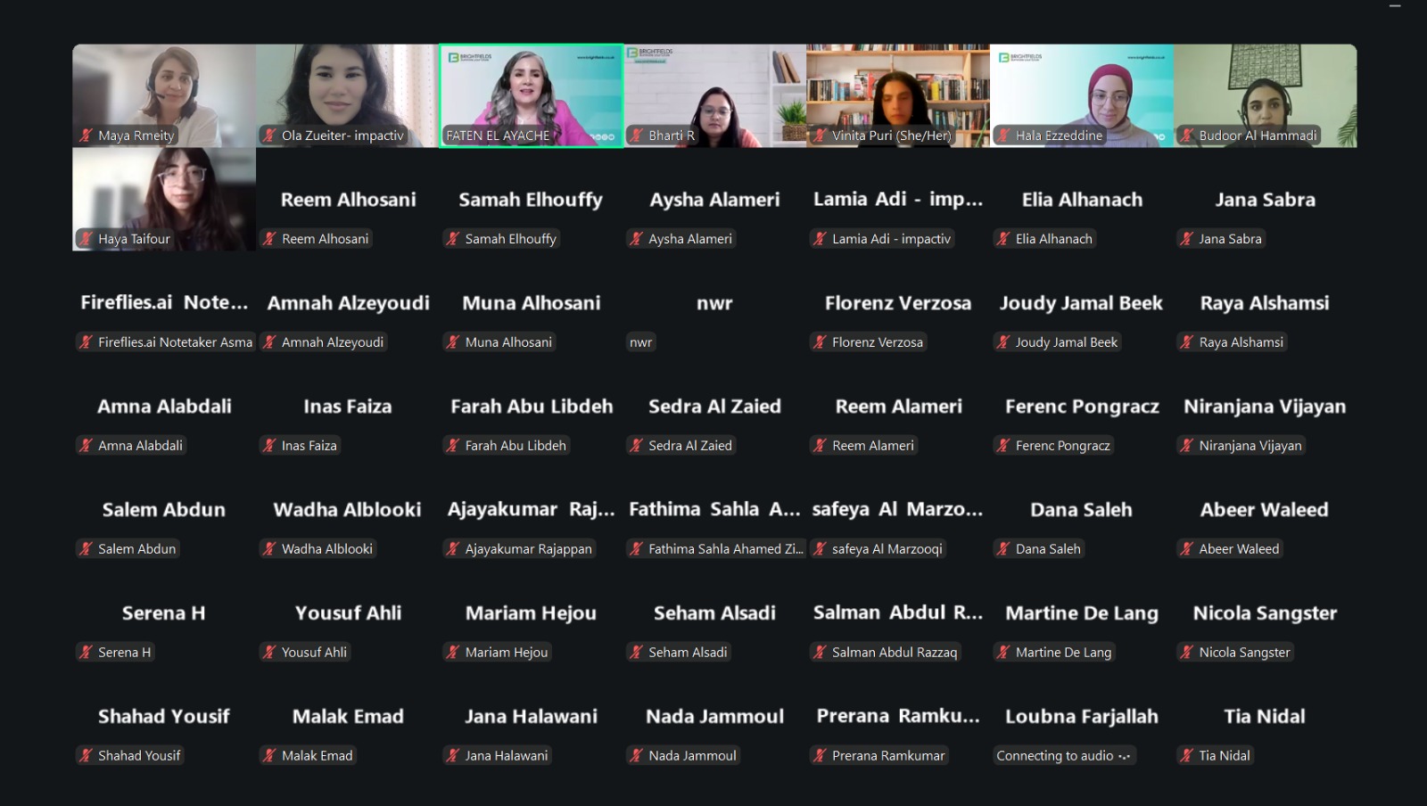 Community members participating in the Impactiv Majlis Series session