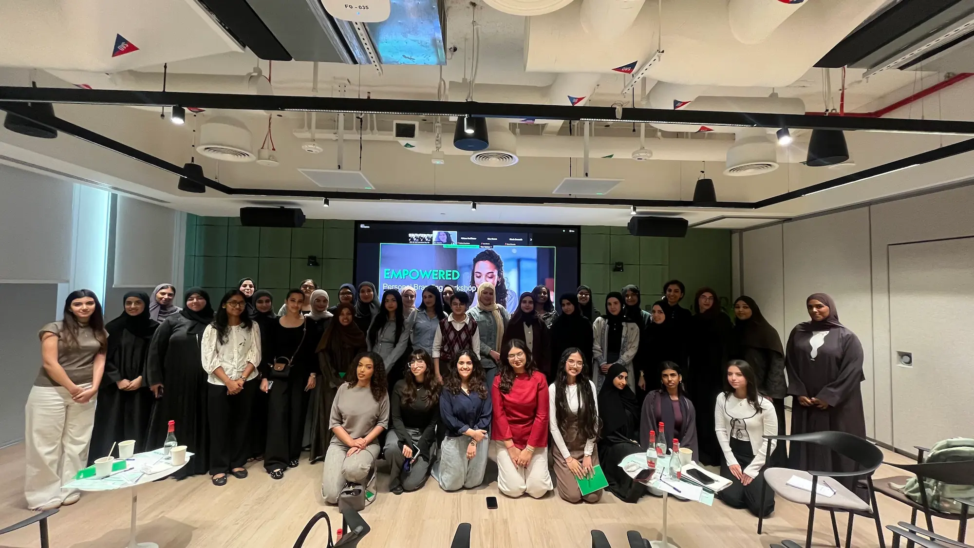 Fem in STEM Cohort 2 participants and mentors gathered for a group photo.
