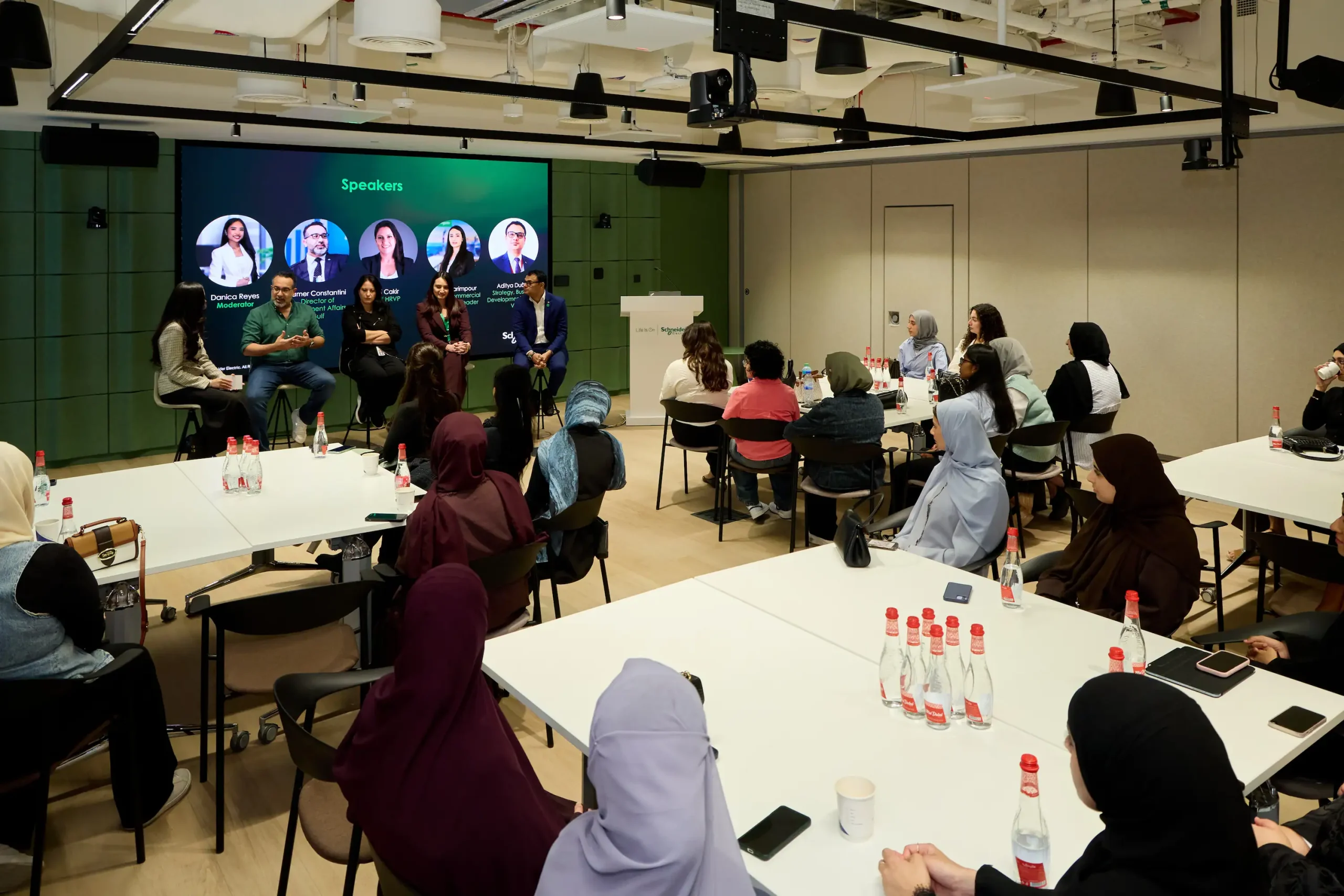 Schneider Electric leadership panel discussion for emerging STEM professionals