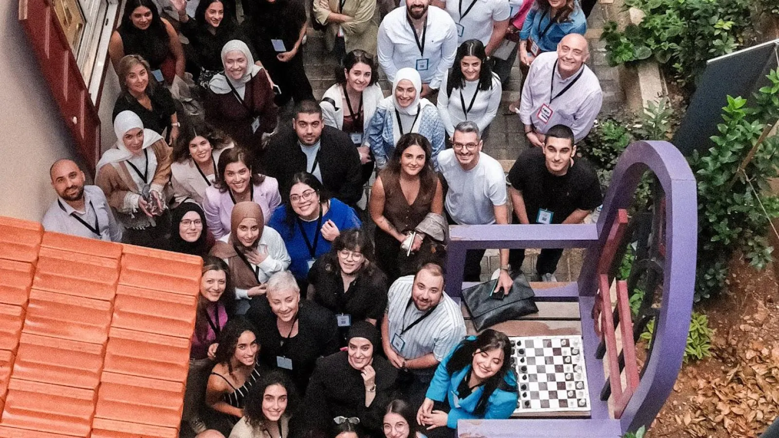 Intersection program community celebrating five years at Beit Amakin, Beirut