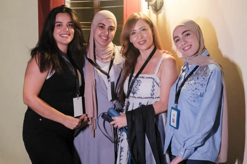 Intersection program mentor and mentees at the Intersection 5.0 gathering in Beirut